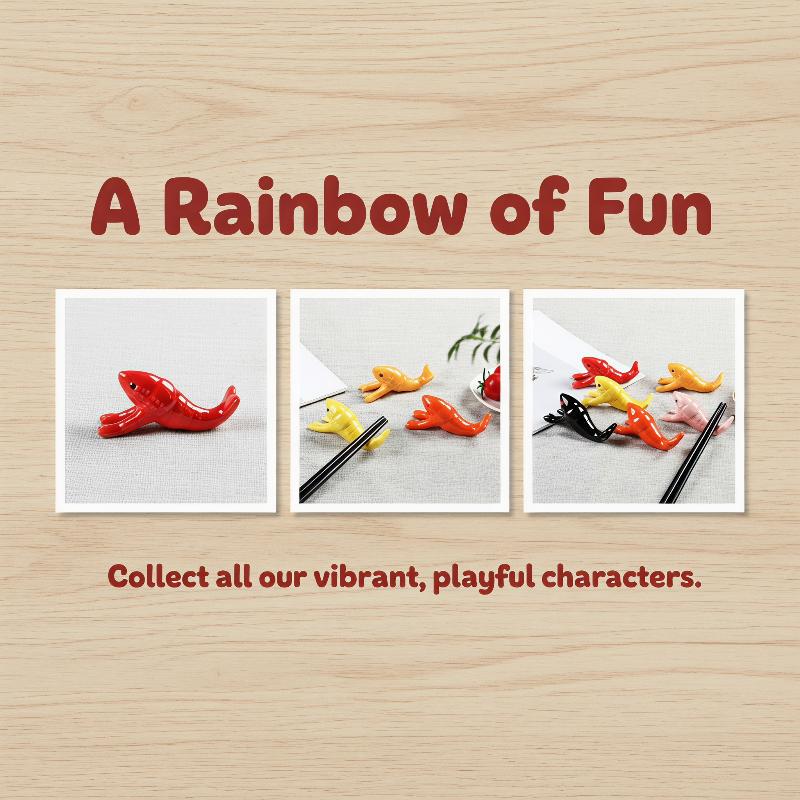 Durable Ceramic Crayfish Shape - огляд і ціна Chopstick Rest Ceramic