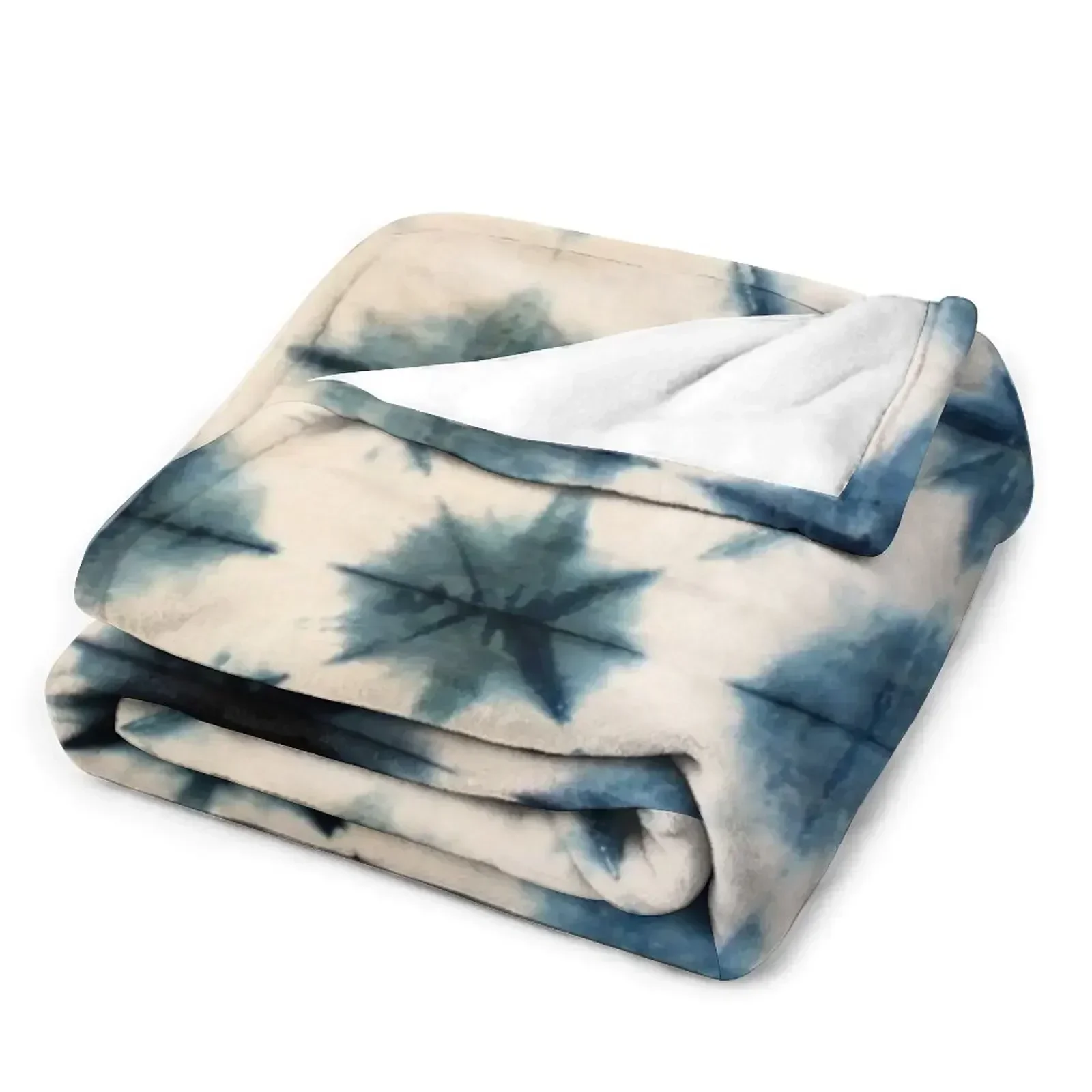 Shibori Tie Dye, Indigo Throw  - огляд і ціна Shibori Tie Dye