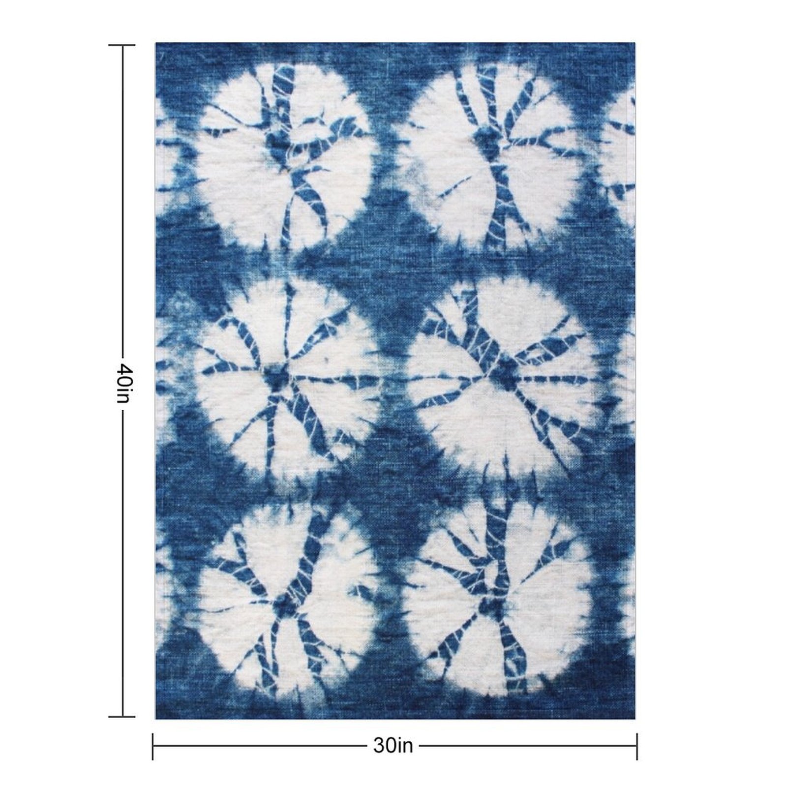 Shibori Circles, Indigo, Tie D - огляд і ціна Shibori Tie Dye