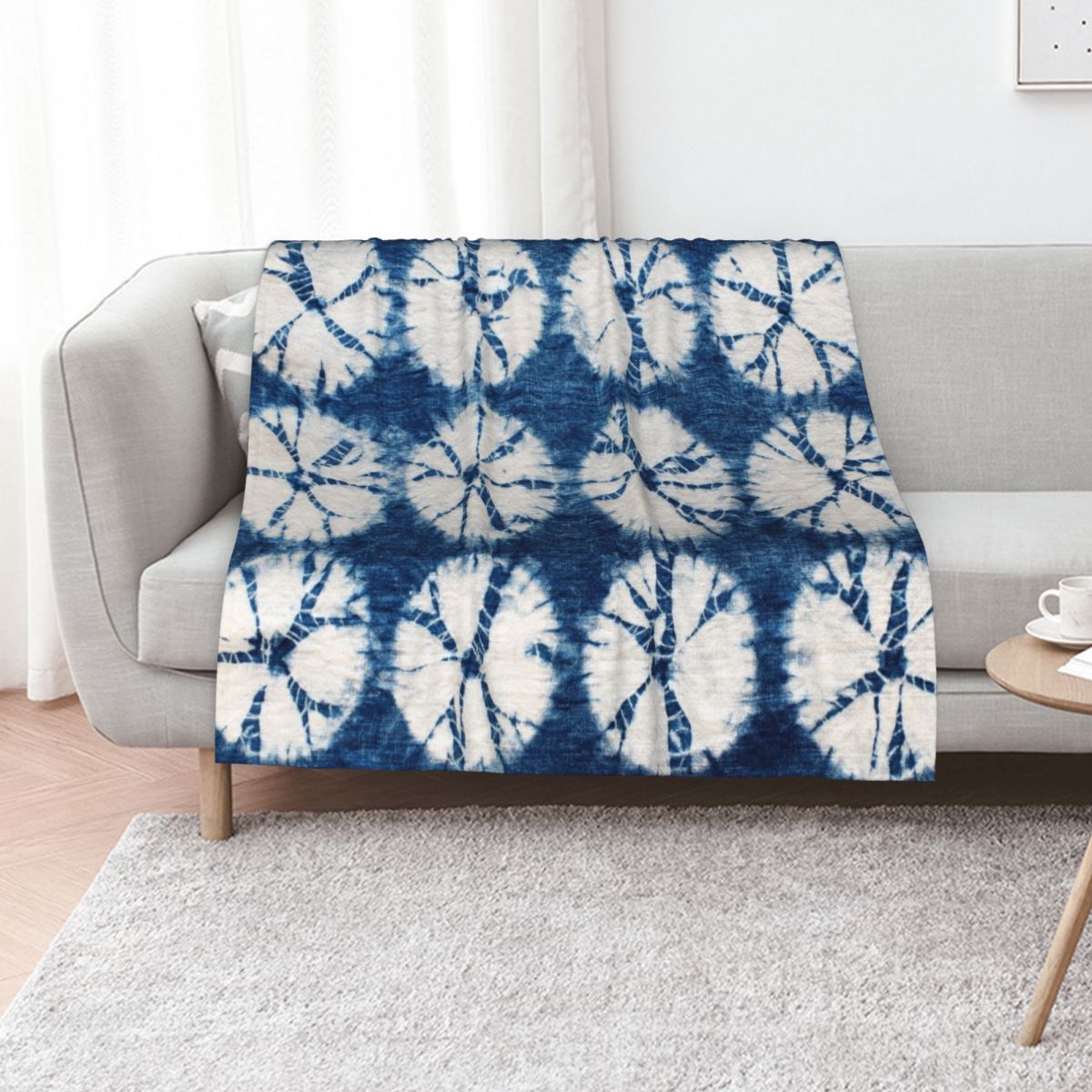 Shibori Circles, Indigo, Tie D - огляд і ціна Shibori Tie Dye