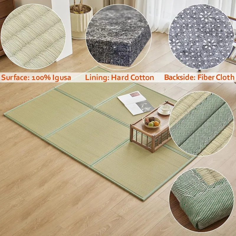 Natural Rush Grass Floor Tatam - огляд і ціна Tatami Mat Rush