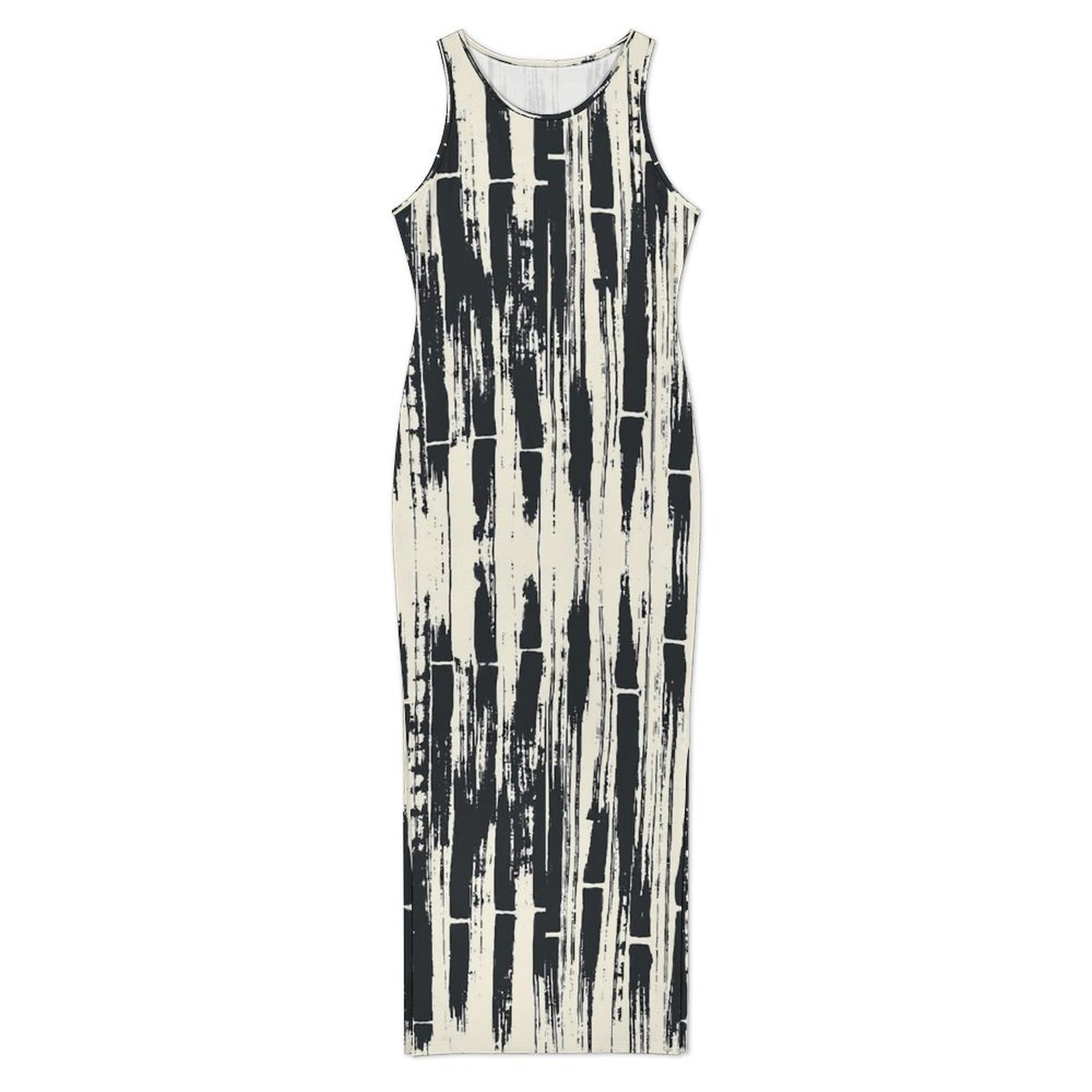 Black Tie Dye Dress Sleeveless - огляд і ціна Shibori Tie Dye