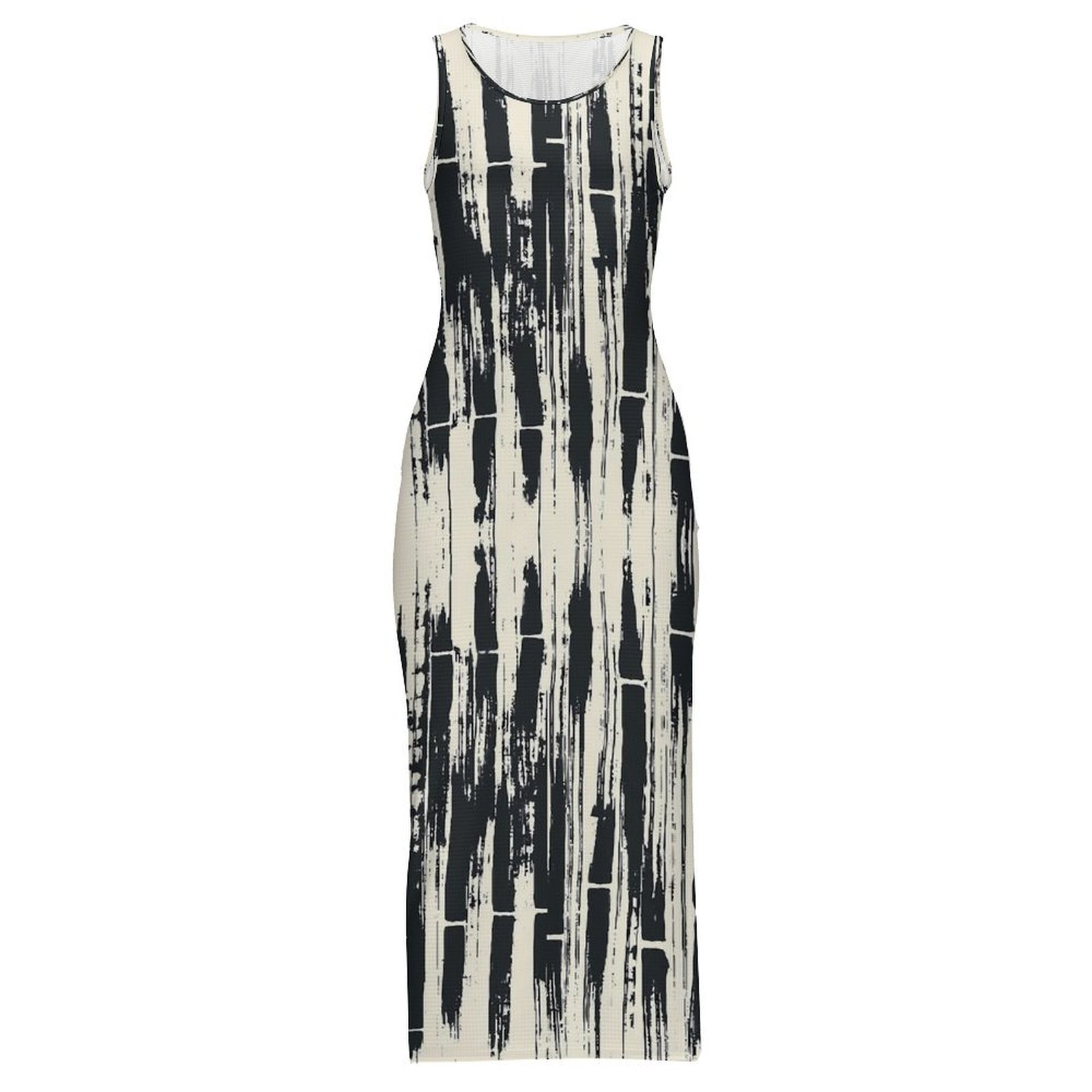 Black Tie Dye Dress Sleeveless - огляд і ціна Shibori Tie Dye