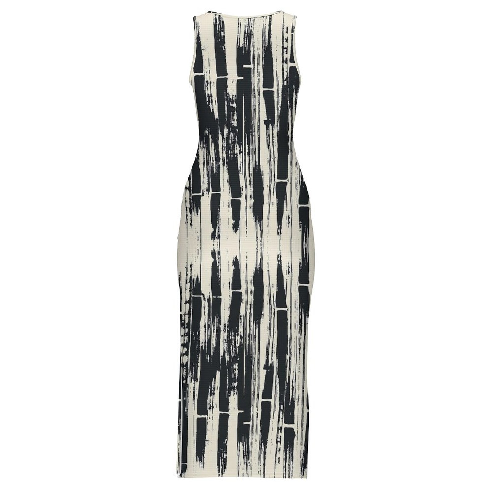 Black Tie Dye Dress Sleeveless - огляд і ціна Shibori Tie Dye