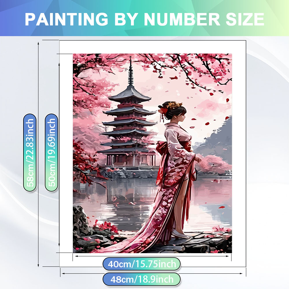 HUACAN Woman Paintings By Numb - огляд і ціна Japanese Women Lifestyle