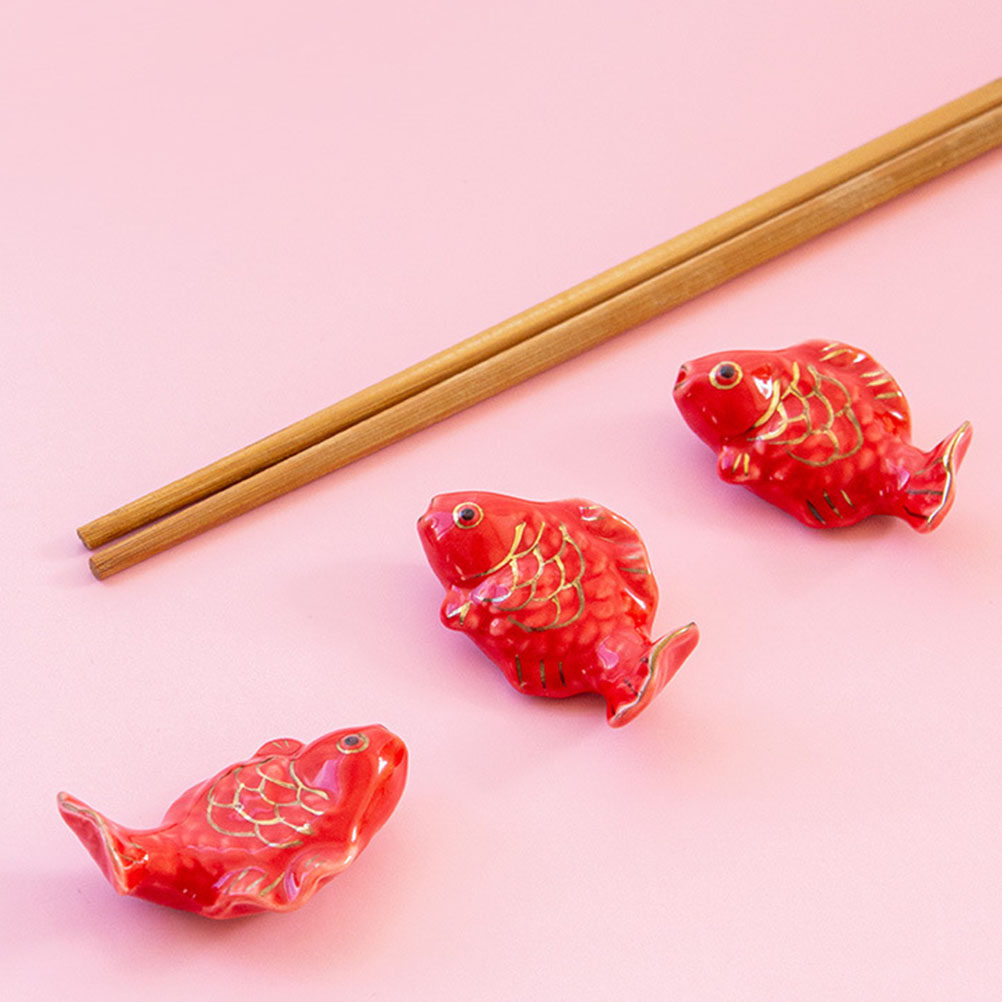 2Pcs Red Shape Ceramic Chopsti - огляд і ціна Chopstick Rest Ceramic