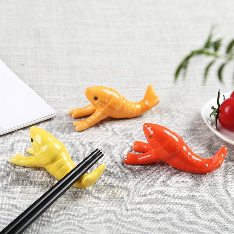 -Cute Vivid Ceramic Crayfish C - огляд і ціна Chopstick Rest Ceramic
