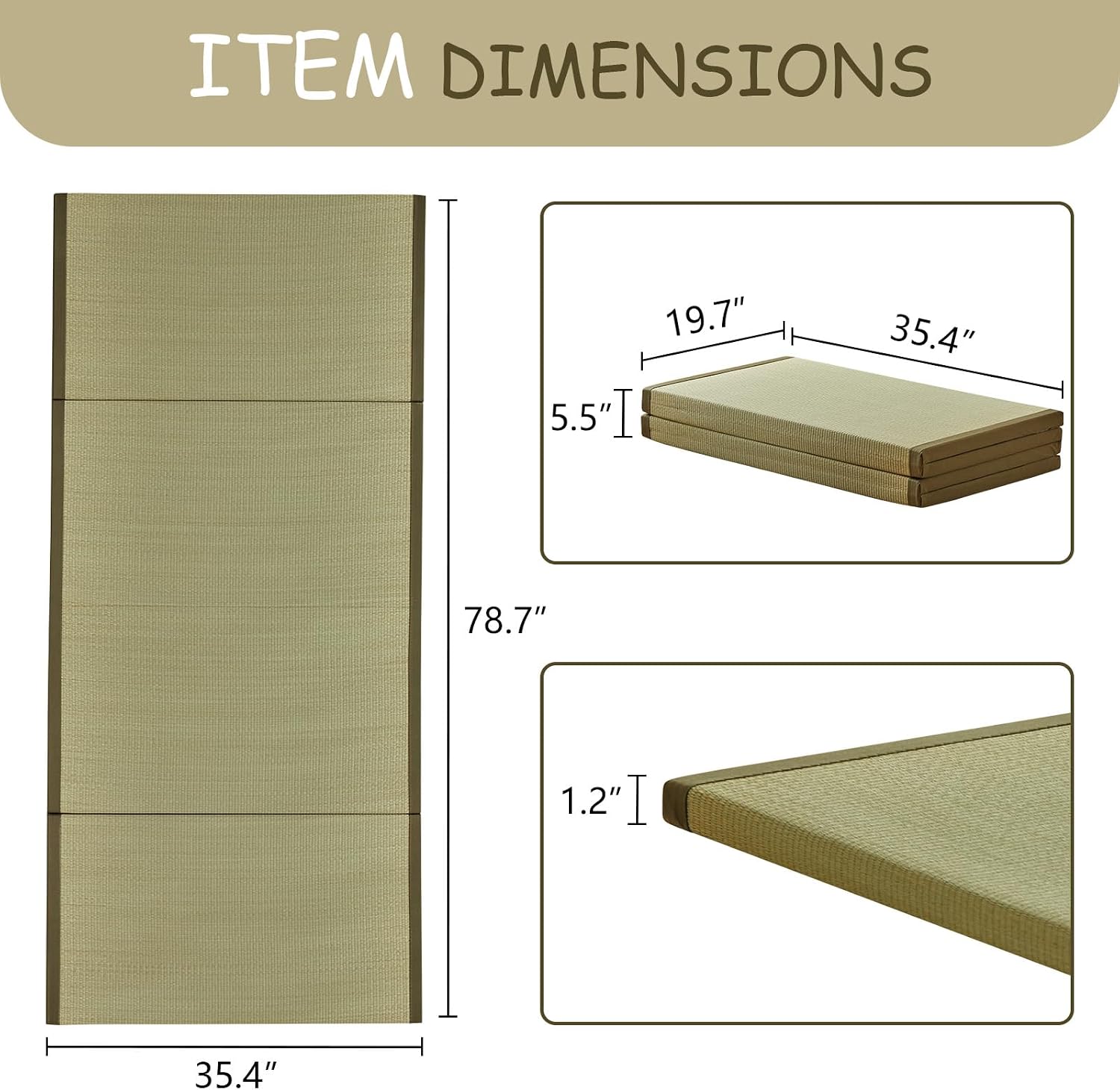 Japanese Traditional Tatami Ma - огляд і ціна Tatami Mat Rush